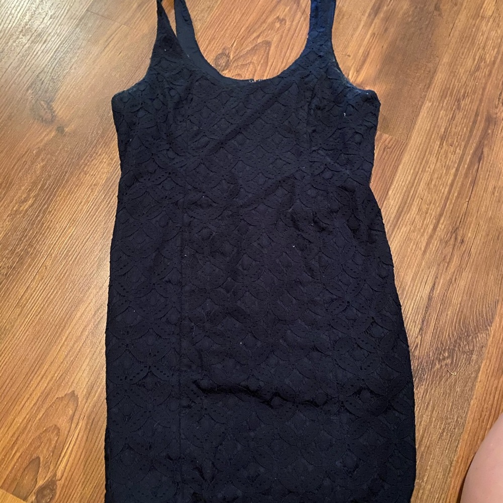 Mini navy dress